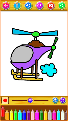 vehicles coloring book & drawing book - kids Game screenshot