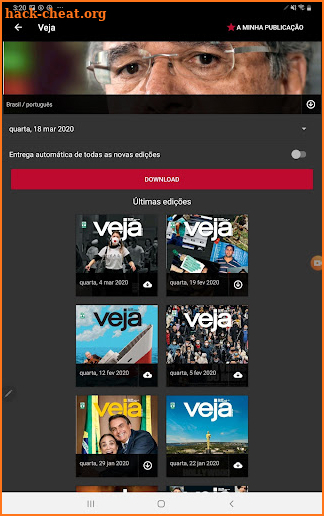 VEJA screenshot