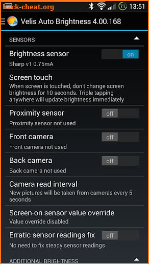 Velis Auto Brightness screenshot