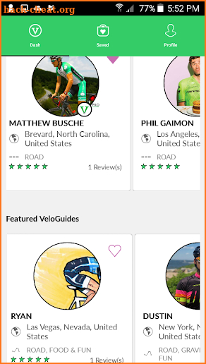 VeloGuide screenshot