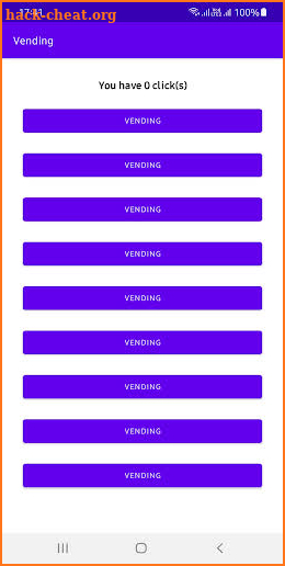 Vending App screenshot