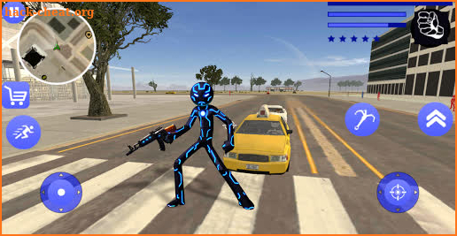 Venom Iron Stickman Rope Hero Gangstar Crime screenshot