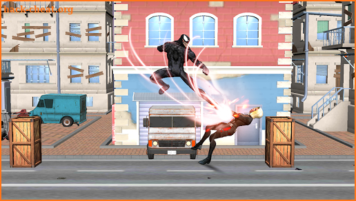 Venom Spider Superhero vs Amazing iron Spider hero screenshot