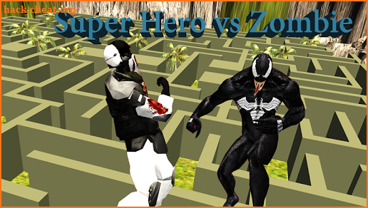 Venom Superhero Vs Zombie Fight Maze Runner screenshot