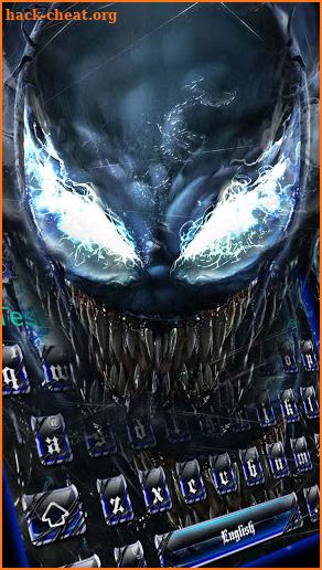 Venom Symbiote Avenger Keyboard Theme screenshot