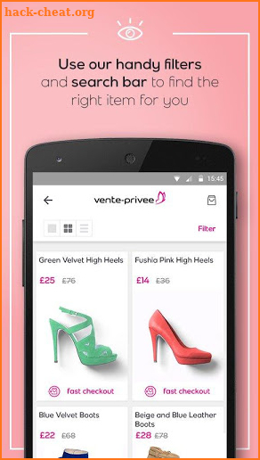 vente-privee screenshot