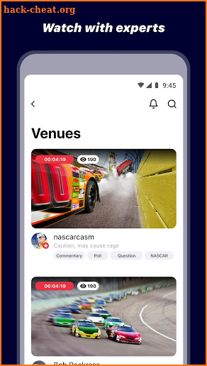 Venue: Companion App to Live Sports screenshot