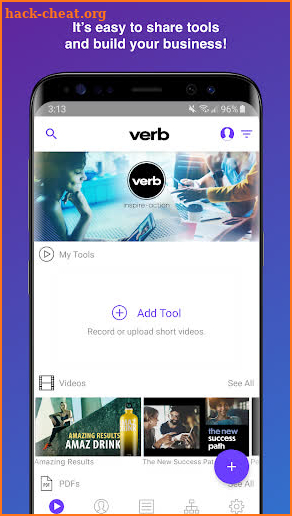 Verb CRM screenshot