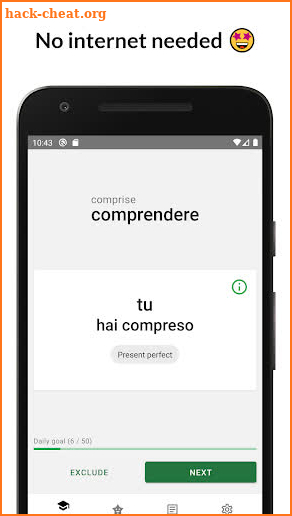 Verbare: Learn Italian verbs conjugation & grammar screenshot