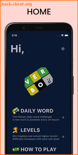 Verbo - Word Guessing Game screenshot