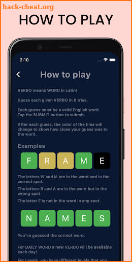 Verbo - Word Guessing Game screenshot