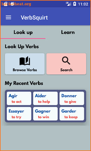 VerbSquirt French Verbs - FULL VERSION screenshot