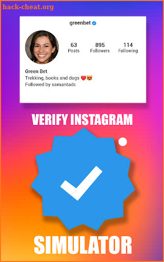 Verify Badge for your InstaProfile (Simulator) screenshot