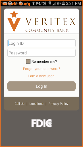 Veritex Mobile Banking screenshot