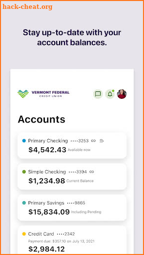 Vermont Fed CU Mobile Banking screenshot