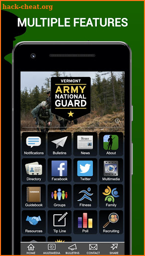 Vermont National Guard screenshot