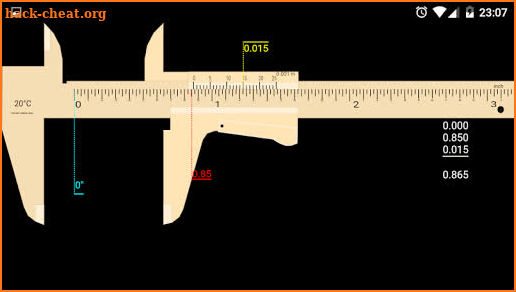 Vernier Caliper (offline version) screenshot