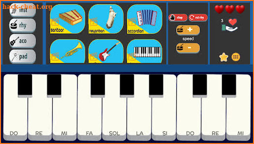 Versatile ORGAN screenshot