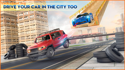 Vertical Mega Ramp Impossible Car Stunts screenshot