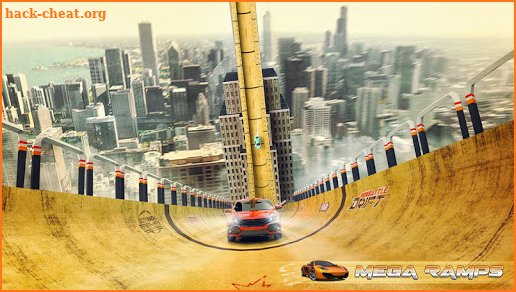 Vertical Mega Ramp Stunts Car Racing screenshot