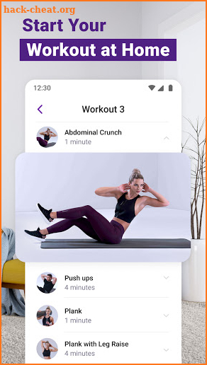 VERV: Home Fitness Workout for Weight Loss screenshot