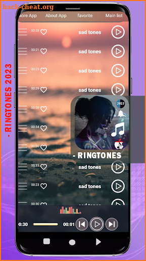 Very sad ringtones 2023 screenshot