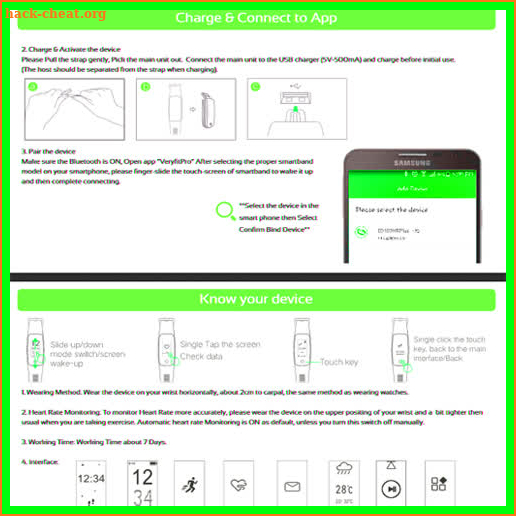 Veryfitpro Smartwatch Guide screenshot