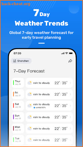 VeryFitWeather screenshot