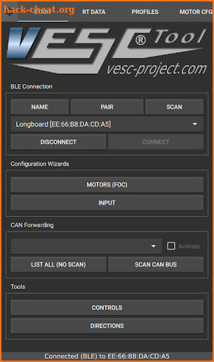 VESC Tool screenshot