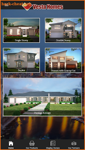 Vesta Homes screenshot