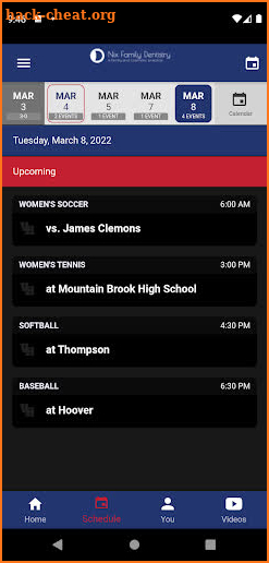 Vestavia Hills Athletics screenshot