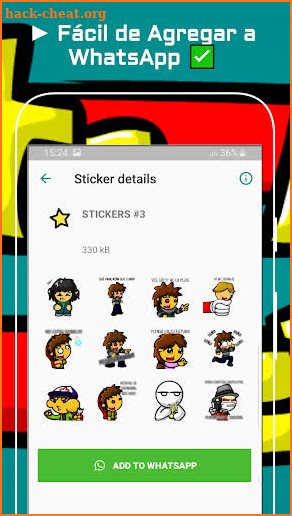 Vete a la Versh Sticker para WhatsApp screenshot