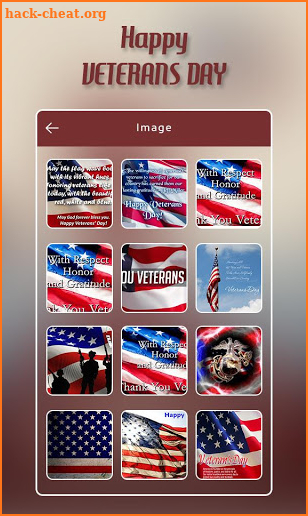 Veterans Day Greetings Messages screenshot