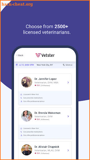 Vetster: 24/7 Online Vets screenshot