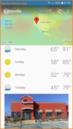 Victorville, CA - weather and more screenshot