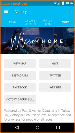 Victory App screenshot