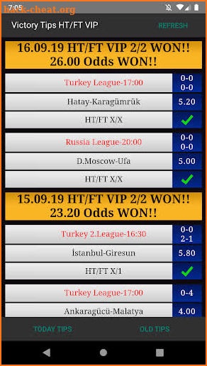 Victory Betting Tips HT/FT VIP screenshot