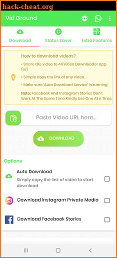 Vid Ground: All Video Downloader screenshot