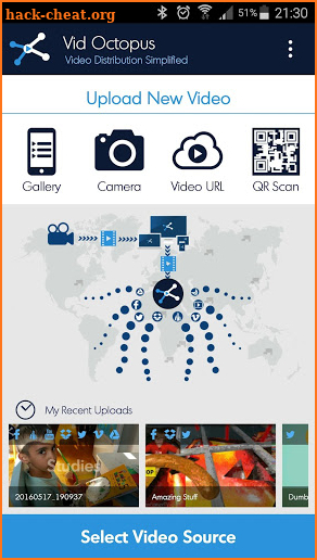 Vid Octopus - Video Uploader screenshot