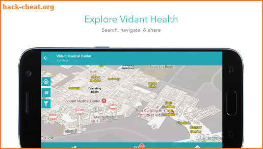 Vidant Wayfinding screenshot