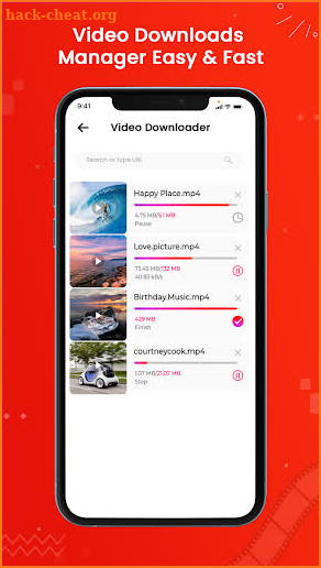 Video & Music Downloader App screenshot