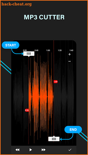 Video audio cutter screenshot