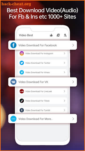 Video Best Downloader - Download Video & Audio screenshot