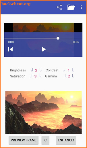 Video Brightness Enhancer screenshot