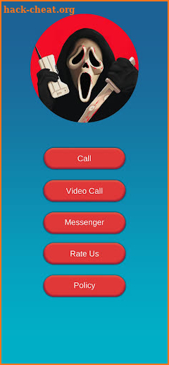 video Call chat with ghostface screenshot