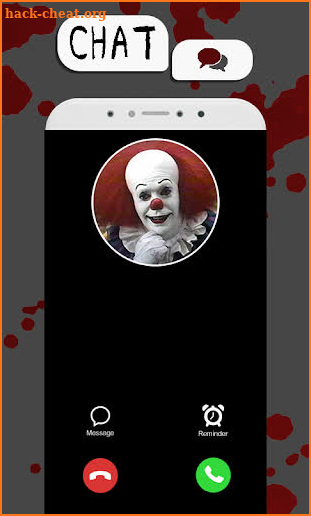 Video call from bad clown pennywise - creepy vid ! screenshot