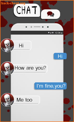 Video call from bad clown pennywise - creepy vid ! screenshot