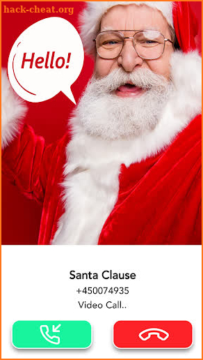 Video Call from Santa Claus screenshot