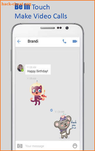 video calling guide messenger screenshot