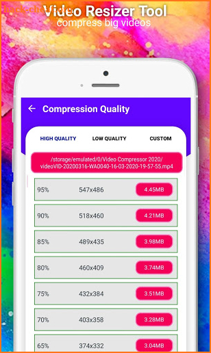 Video Compressor 2020 – Resize Videos screenshot
